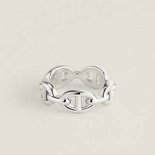 Chaine d'ancre Enchainee ring, small model | Hermès USA